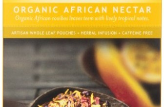 Mighty Leaf Herb Tea, Organic African Nectar, 15 Count Whole Leaf Pouch, 1.32 Ounce