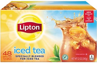 Lipton Black Iced Tea, Family Size 48 ct