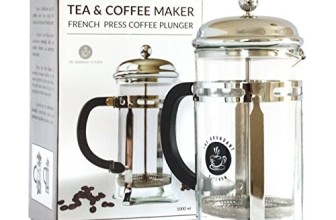The Abundant Kitchen 8 cup Professional French Press and Tea Infuser (1 Liter, 34 Oz)