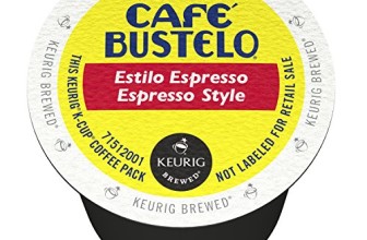 Cafe Bustelo Espresso Style, K-Cups for Keurig Brewers, 72 Count