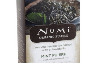Numi Organic Tea Emperor’s Puerh, Full Leaf Black Tea, 16-Count Tea Bags (Pack of 2)