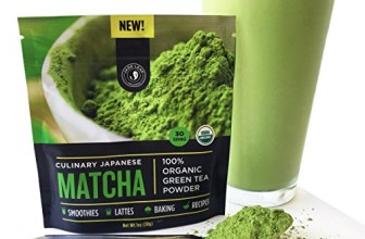 New! Authentic Japanese Matcha Green Tea Powder By Jade Leaf Organics – 100% USDA Certified Organic, All Natural, Nothing Added – Culinary Grade for Mixing into Smoothies, Lattes, Baking & Cooking Recipes (30g starter size)