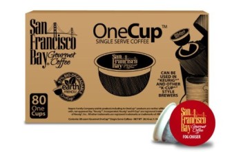 San Francisco Bay Coffee, Fog Chaser, 80 OneCup Single Serve Cups