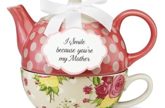 Pavilion Gift 49005 You and Me Tea for One Teapot Set by Jessie Steele
