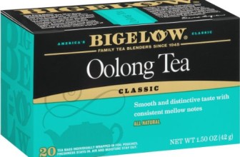 Bigelow Chinese Oolong Tea, 20-Count Boxes (Pack of 6)