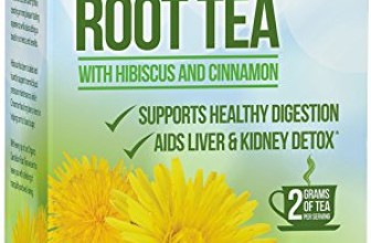 Raw Organic Dandelion Root Tea – 20 Bags x 2 grams