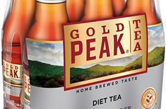 Gold Peak Tea, Diet, 16.9 Fluid Ounce (Pack of 6)