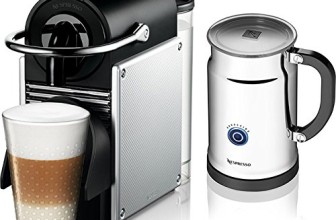 Nespresso Pixie Espresso Maker With Aeroccino Plus Milk Frother, Aluminum