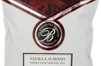 Boston Tea Finest Grade Loose Vanilla Almond Oolong Tea, 8oz,  Resealable Pouch