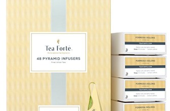 Tea Forte BULK PACK Formosa Oolong Tea, 48 Handcrafted Pyramid Tea Infusers