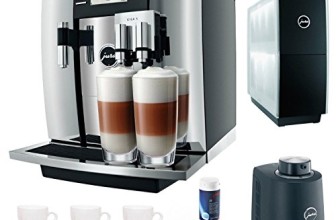 Jura Giga 5 13623 Cappuccino & Latte Macchiato System + $50 Focus Gift Card + Jura Cup Warmer Black Stainless Steel and Jura Cool Control Milk Cooler + Accessory Kit