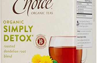 Choice Organic Teas Tea Bag, Simply Detox, 16 Count