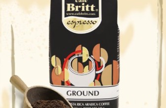 Cafe Britt Costa Rica Espresso Ground Coffee, 12 Ounce Bag