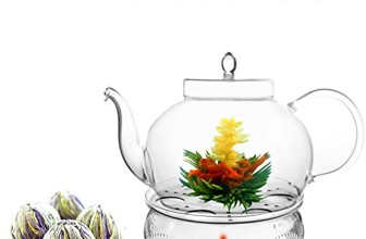 Tea Beyond Teapot Set Teapot Polo 45 Oz/1330 Ml Tea Warmer Wave and Fab Flowering Tea 4 Cts Blooming Tea Set Flowering Tea Gift