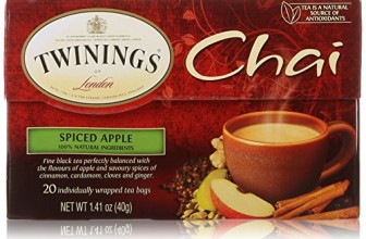 Twinings Spiced Apple Chai Tea, 20 Count