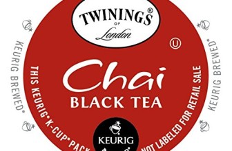 Twinings Chai Tea, Keurig K-Cups, 24 Count (Pack of 4)