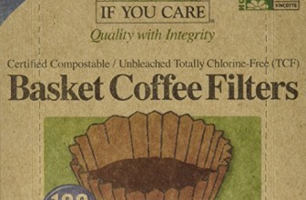 If You Care Coffee Filter Baskets ( 1×100 CT ), Fits 8-12 Cup Drip Coffee Makers