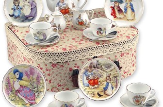 Beatrix Potter Tea Set Peter Rabbit & Friends By Reutter Porcelain – Medium