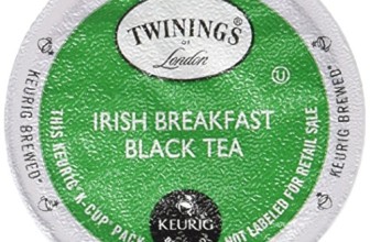 Twinings Irish Breakfast Tea K-Cups, 48 Count