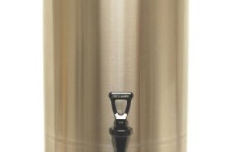 Grindmaster-Cecilware S5 w/Handles Stainless Steel Iced Tea Dispenser with Handle, 5-Gallon