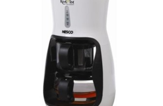 Nesco Tm1 White Real Tea Maker 1Liter Water Tank Glass Pot