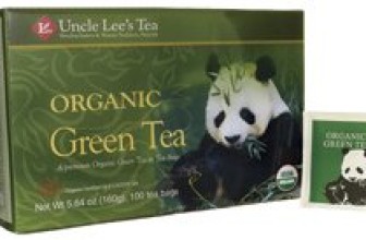 Uncle Lee’s Organic Green Tea — 100 Tea Bags net wt 5.64 oz (160g)
