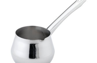 Grunwerg Stainless Steel Turkish Coffee Milk Sauce Warmer Pot 400ml / 14 fl oz – TCP-400