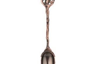 BIUBIU Chestnut Coffee Spoon, Dark Bronze