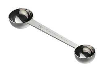 Stainless Steel Coffee Measuring Scoop Spoon (1 and 2 Tbsp)