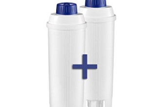 Delonghi Water Filter DLS C002 Pack (X2) for Delonghi Espresso and Bean to Cup Machines