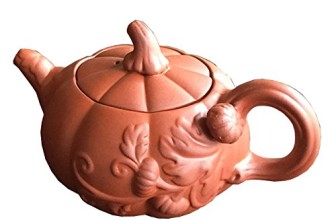 Newest Style Top Grade Red Pumpkin Tea Pot Yixing Zisha Purple Clay Teapot 320ml