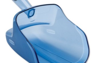 Rubbermaid Commercial Hand-Guard Scoop, 74oz, Transparent Blue – Includes one each.