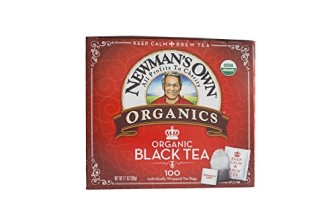 Newman’s OwnOrganics Royal Tea, Organic Black Tea, 100 Individually Wrapped Tea Bags, 7.05-Ounce Boxes (Pack of 5)