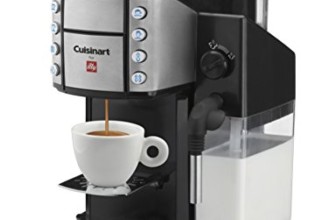 Cuisinart EM-600 Buona Tazza Superautomatic Single Serve Espresso Caffe Latte Cappuccino Machine, Black