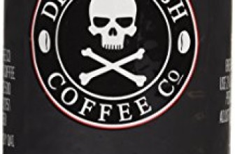 Death Wish Whole Bean Coffee, The World’s Strongest Coffee, Fair Trade and USDA Certified Organic – 16 Ounce Bag