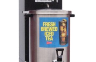Grindmaster-Cecilware TB3 BREWER with B13T Stainless Steel Fresh Brewed Ice Tea Brewer and Dispenser, 3-Gallon, Black