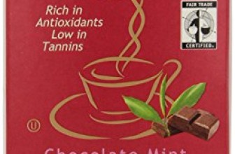 Bentley’s Finest Tea Royal Chocolate Mint Rooibos Fair Trade Certified Box, 20-count