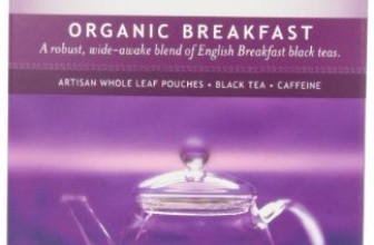Mighty Leaf Tea, Organic Breakfast, Whole Leaf Pouches, 1.32-Ounces, 15-Count (Pack of 3)