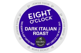Eight O’Clock Coffee Dark Italian Roast, Keurig K-Cups, 72 K-Cup Packs