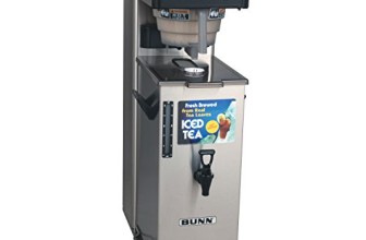 BUNN 36700 Commercial Iced Tea Brewer with Portable Server, 3 gallon, Black/Stainless Steel