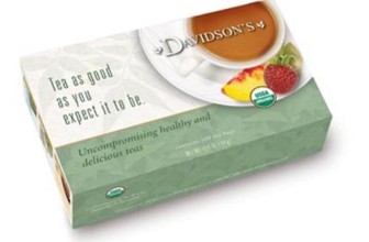 Davidson’s Tea Bags, Organic South African Green Rooibos, 100 Count