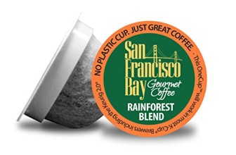 San Francisco Bay OneCup, Organic Rainforest Blend, 120 Single Serve Coffees