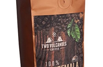 Two Volcanoes Whole Bean Coffee – Delicious Flavor From Organic Coffee Beans. Great for Espresso. Single-Origin, Exclusive Medium Roast From San Marcos, Guatemala. Cultivated, Processed & Packed in Origin to Guarantee Freshness & Best Possible Flavor. 16 Ounce Bag