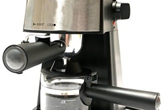 Powerful steam Espresso and Cappuccino Maker Barista Express Machine Black – Make European Espresso