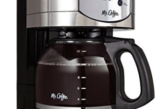 Mr. Coffee BVMC-CJX31-AM 12 Cup Programmable Coffeemaker, Black