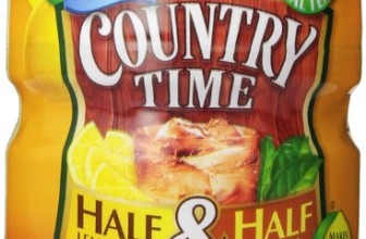 Country Time Half Lemonade Half Iced Tea, 19-Ounce (Pack of 4)