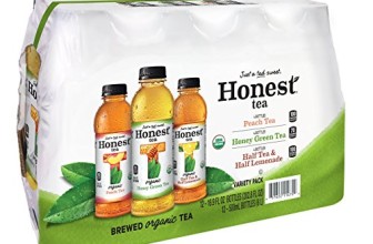 HONEST Tea, Brewed Organic Tea Variety Pack, 16.9 fl oz (Pack of 12)