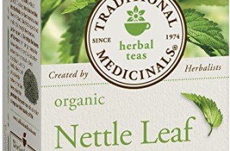 Traditional Medicinals Organic Nettle Leaf Tea, 16 Tea Bags (Pack of 6)