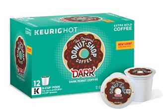 The Original Donut Shop Dark Coffee, Keurig K-Cups, 72 Count