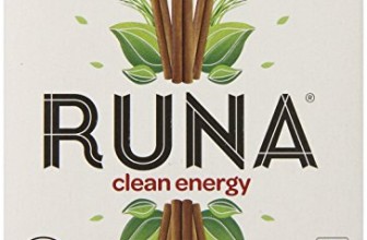 RUNA Clean Energy Organic Guayusa Tea Box, Cinnamon Lemongrass, 16-Count Tea Bags
